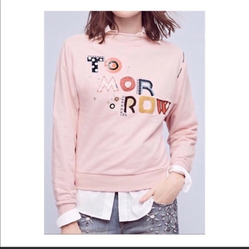 Anthropologie Postmark Tomorrow Sweatshirt